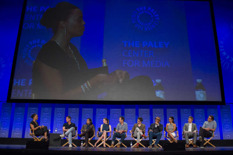 Cast_of_the_Flash_at_2015_PaleyFest Cast_of_the_Flash Protest, google, i/o Dash, covid-19, Empty Cancelled Conference, event, live stream, roi, video, production